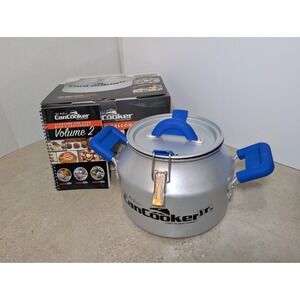 Seth McGinn's CanCooker Jr NonStick Aluminum Cooking Pot Recipe Bk Handle Covers